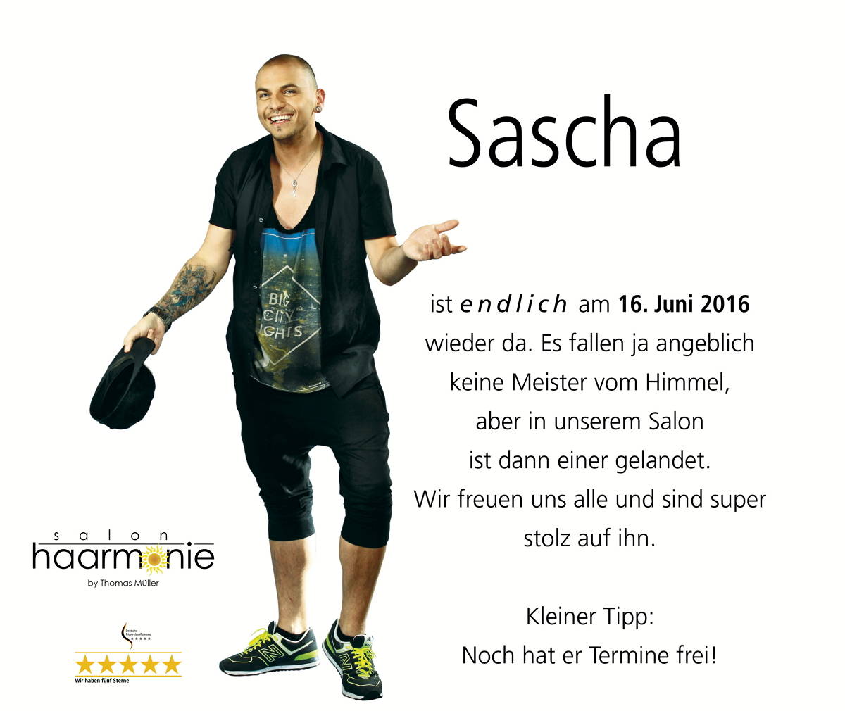 Sascha-wieder-da